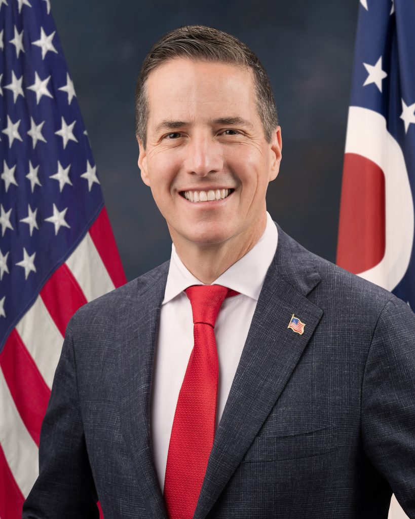 Senator Bernie Moreno (R-OH), official portrait in Washington, DC on November 15, 2024. (Official U.S. Senate photo by Rebecca Hammel)